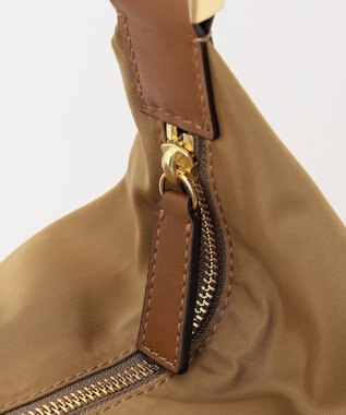 23区 ORSETTO ナイロンツイル ワンハンドル バッグ キャメル系