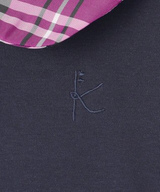 組曲 KIDS 【150-160㎝】チェックタフタドッキング ワンピース ベリーピンク系