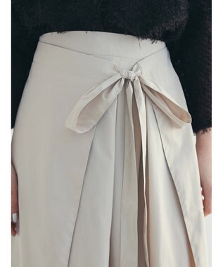 Green Parks armonia．ラップスカート Ivory