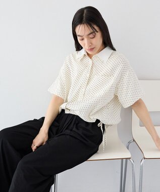 CRAFT STANDARD BOUTIQUE レイヤードライクショートスリーブシャツ Dot
