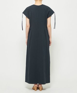 uncrave コットンリネンボイル フレアワンピース ブラック