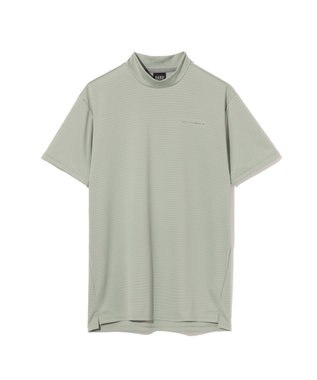 ZERO HALLIBURTON ボーダーモックネックTシャツ ZHG-M6S5b 85190 ライトグリーン