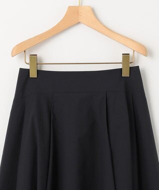 組曲 【速乾・撥水】ハイカウントタフタ スカート ネイビー系