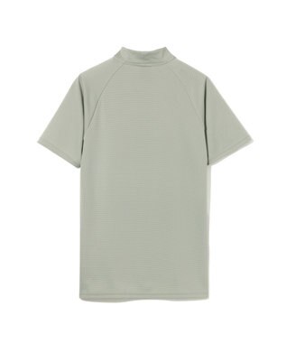 ZERO HALLIBURTON ボーダーモックネックTシャツ ZHG-M6S5b 85190 ライトグリーン