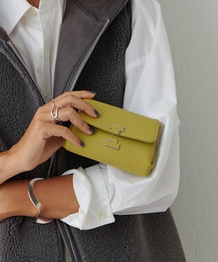 IACUCCI 【バイカラー】アバ ウォレット CERVO イエロー