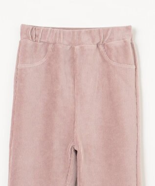 ANY KIDS カットコールフレアパンツ ピンクブラウン