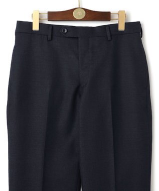 J.PRESS MEN トリートメントウール キャバルリーツイル スラックス ネイビー系
