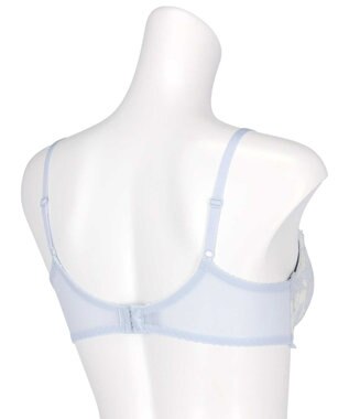 AMPHI ノンワイヤーブラ 谷間メイク ボリュームアップ Aカップあり 【BRAGENIC ブラジェニック プラスタイプ】 ブラジャー ブラ ワイヤレス BMI451 アンフィ／ワコール ブルー