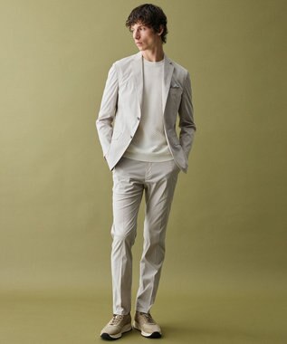 JOSEPH ABBOUD 【サステイナブル・オーガニックコットン使用】オーガニッククール ニット Tシャツ ホワイト系