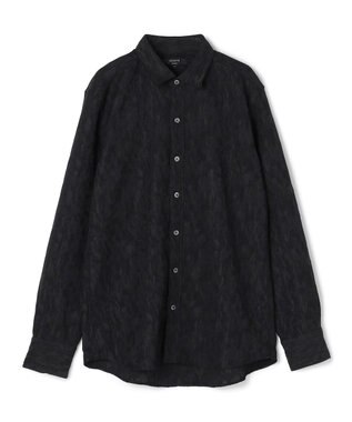 JOSEPH HOMME 【新素材】テクノスラブジャガード 　レギュラーカラーシャツ ブラック系