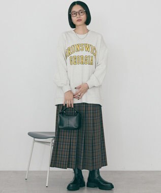 AMERICAN HOLIC 【WEB限定】BRUNSWICK GEORGIA BIGスウェット Oatmeal