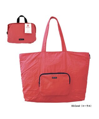 ROOTOTE 1314【撥水-コンパクト】SN.グランデ.パッカブル-B 03：コ－ラル