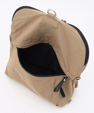 LA BAGAGERIE 【MONICA】フロントポケット2WAYバッグ グレージュ