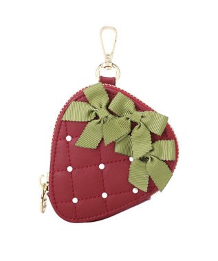Maison de FLEUR いちごコインケース Red