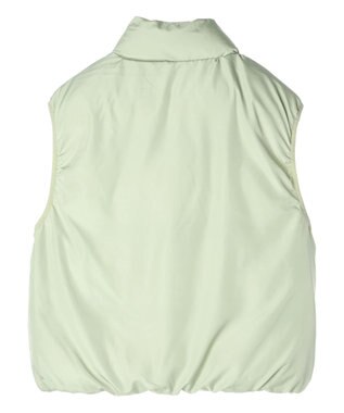 earth music&ecology パファーベスト Light Green