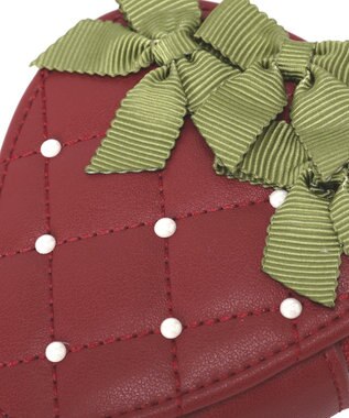 Maison de FLEUR いちごコインケース Red