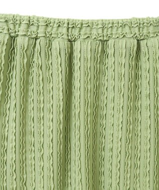 earth music&ecology ベルティカルフリルナロースカート Light Green