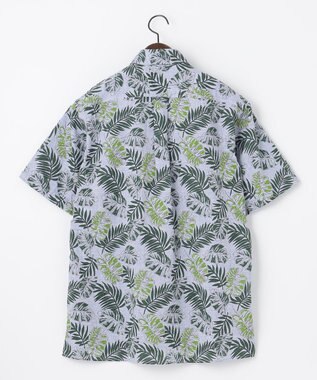 JOSEPH ABBOUD リヨセルリーフ 半袖シャツ カーキ系5