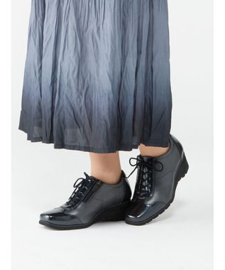 ASICS WALKING ペダラ WC077B 3E ヒール高4.5cm ブラック系