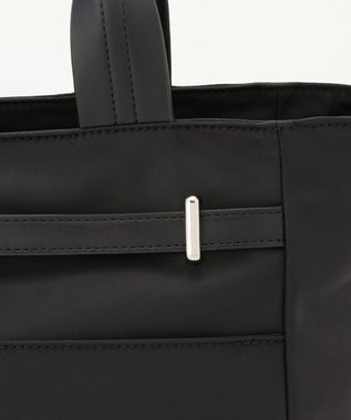 ICB 【A4サイズ収納可】ベルトバックルトート ブラック