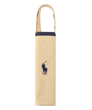 MOONBAT POLO RALPH LAUREN(ポロ ラルフローレン) 【C-zeroはっ水】傘袋 折りたたみ傘用 PP刺繍 吸水生地 ベージュ