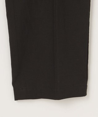 UNFILO MENS ライトリネン テーパードパンツ [23年春夏商品] ブラック