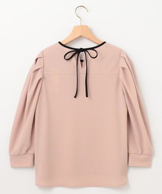 組曲 ライトアムンゼンジャージーバックリボン トップス ローズ系