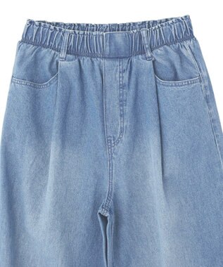 Green Parks ウエストタックコクーンデニムパンツ Light Indigo
