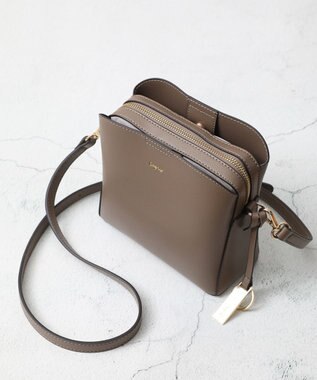 style code 【Ungrid/アングリッド】【WEB限定商品】キーリングチャーム付　ミニショルダーバッグ グレージュ