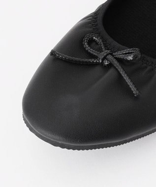 ANY SIS 【巾着付】折りたたみ スリッパ ブラック