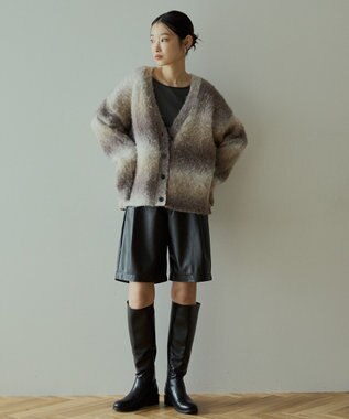 AMERICAN HOLIC PENNEY'Sシャギーグラデーションカーディガン Brown