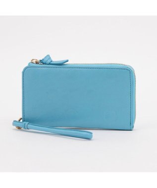 UNBILLION ペルケ perche / ドット型押しL字ロングストラップウォレット