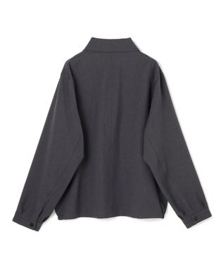 UNFILO MENS 【OCEANS YouTube 掲載/男女兼用】WOOL TOUCH 機能美シャツブルゾン チャコール