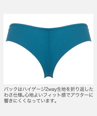 BRADELIS New York 【BRADELIS New York】　ウェンディバックスムーズスタイルタンガ25A1 ティールブルー