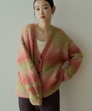 AMERICAN HOLIC PENNEY'Sシャギーグラデーションカーディガン Peach