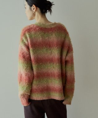 AMERICAN HOLIC PENNEY'Sシャギーグラデーションカーディガン Peach