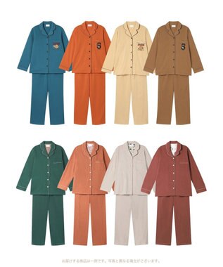 une nana cool 【2026年HAPPY BAG】une nana cool（開襟長袖パジャマ 2枚セット） ホワイト