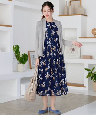 Tiaclasse 【おのののかさん着用】ショートトッパーカーディガン グレー