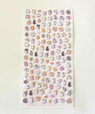 WEGO ちびぷっくりあにまるステッカー