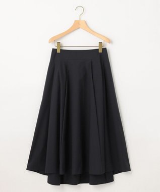組曲 【速乾・撥水】ハイカウントタフタ スカート ネイビー系