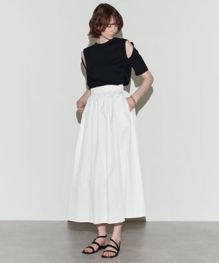 NAVE 【Nave　洗える】クリアジャージー Tシャツ ブラック系