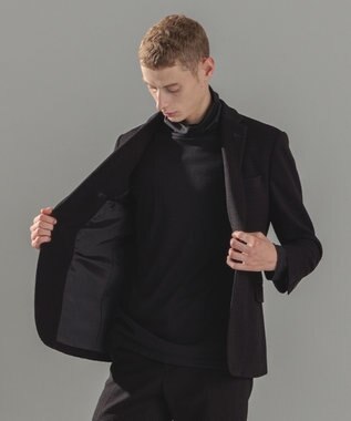 JOSEPH HOMME 【オリジナル素材】ライトタックジャージー　 ジャケット＜裏地付き＞ ブラック系