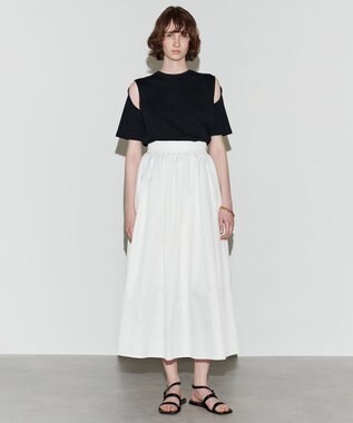 NAVE 【Nave　洗える】クリアジャージー Tシャツ ブラック系