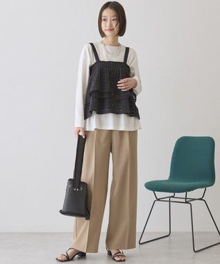 AMERICAN HOLIC シアーチェックビスチェ Black