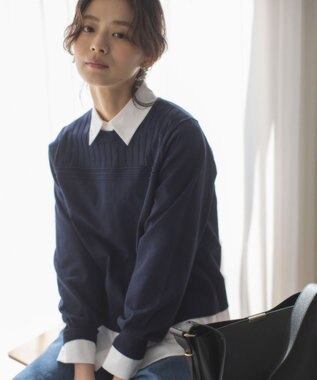 組曲 コットンシャーティング ベーシックシャツ アイボリー系