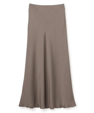 uncrave ライトダブルサテン バイアススカート トープ