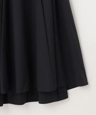 組曲 【速乾・撥水】ハイカウントタフタ スカート ネイビー系