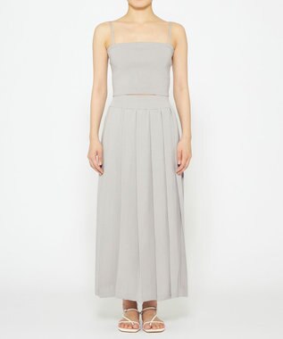 uncrave 【手洗い可】ドライタッチ ニット カップ付き バンドゥ（uncrave WHITE） アイスグレー