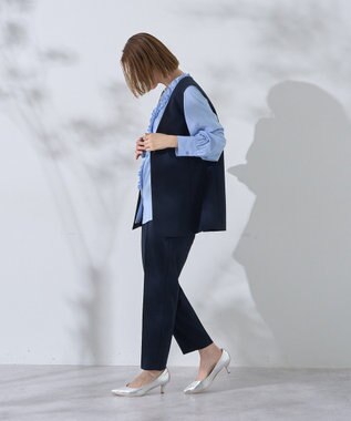 YECCA VECCA ノーカラージレ Navy