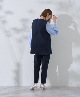 YECCA VECCA ノーカラージレ Navy